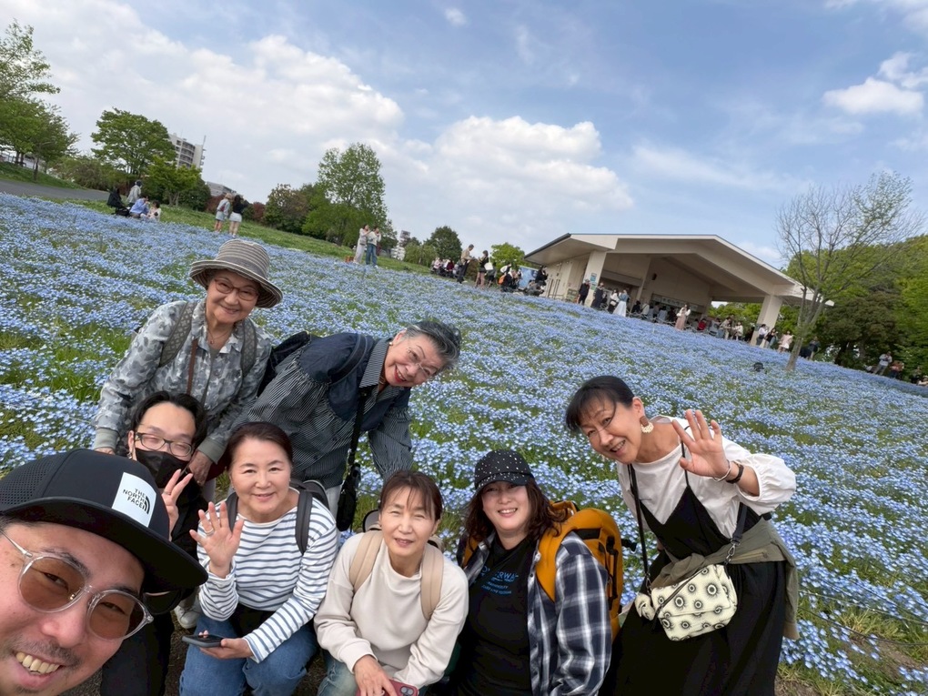 オリーブ合唱団《春の遠足》舎人公園からの谷坂銀座❣️楽しかったです〜